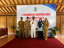 DUKUH BENDUNGAN, DUKUH GANDU 2, DAN STAF KAMITUWA RESMI DILANTIK